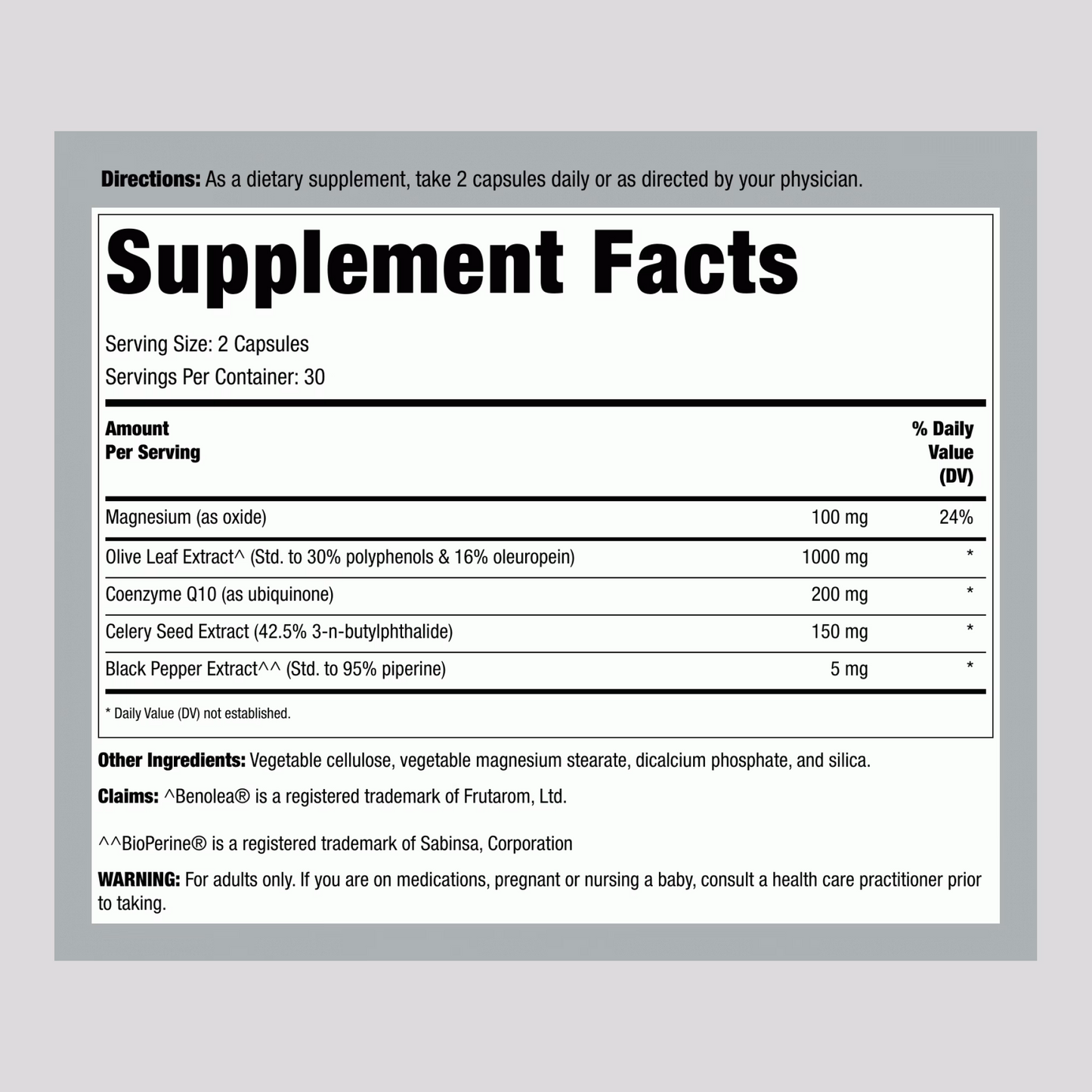 OliPure BP™ ULTRA with CoQ10